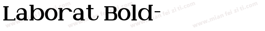 Laborat Bold字体转换